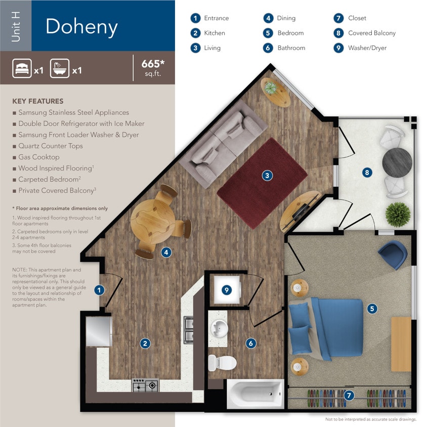 Floor Plan - Doheny