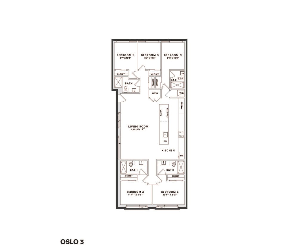 OSLOatlas 3 - OSLOatlas | 5 Person Suite | Shared Bath