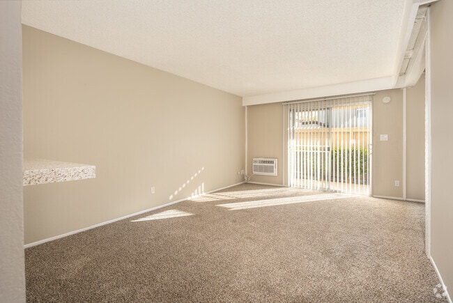 Studio - 520SF - Living Room - Newport Village Apartments