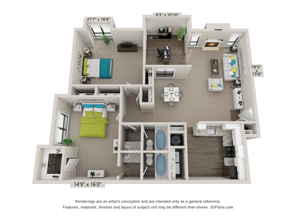 Floor Plan -  The Peachtree