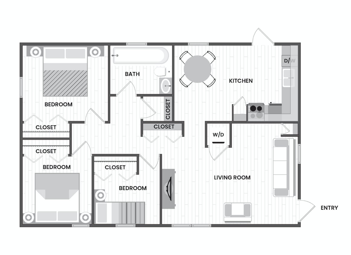 Floor Plan - 3 Bedroom