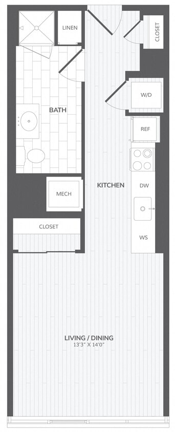 Floor Plan - Studio-A East ADA