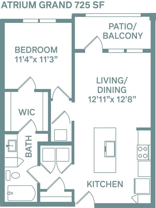 Floor Plan - Atrium Grand (Metro A1A) 