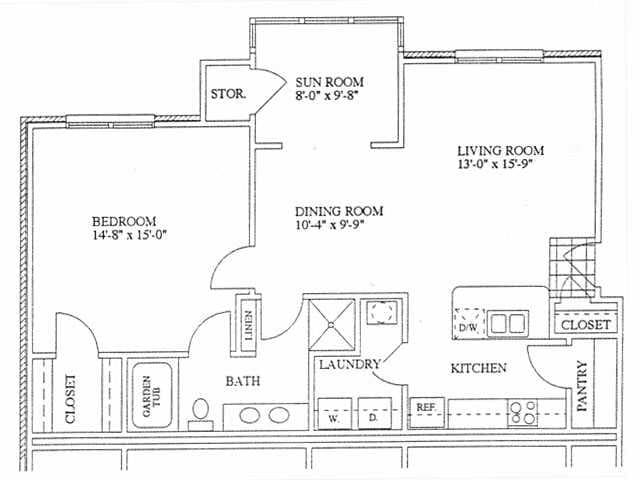 One Bedroom - 1 Bedroom