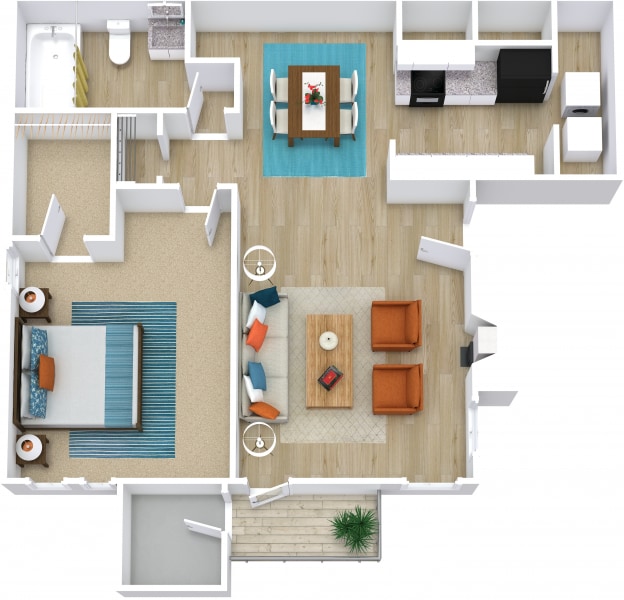 Floor Plan - The Bur Oak