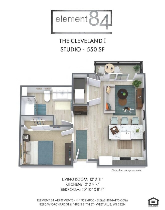 Floor Plan - Cleveland 1
