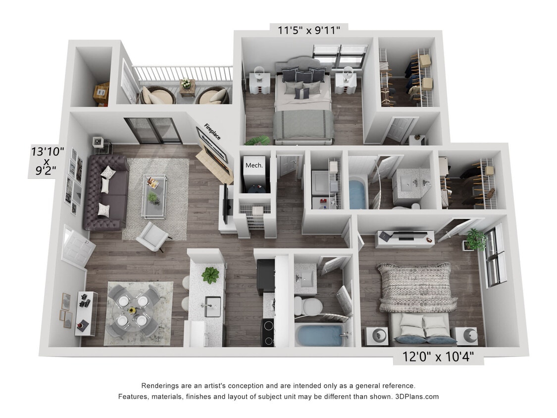 Floor Plan - Luciano Renovated
