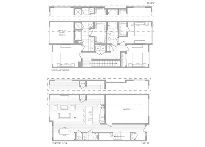 Floor Plan - Townhome