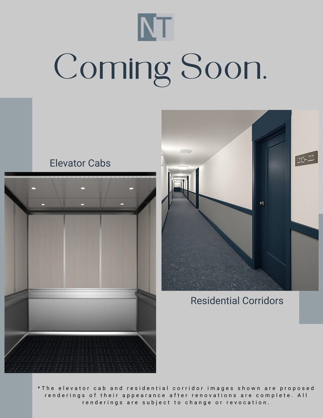 Renovations Coming Soon - Newington Tower