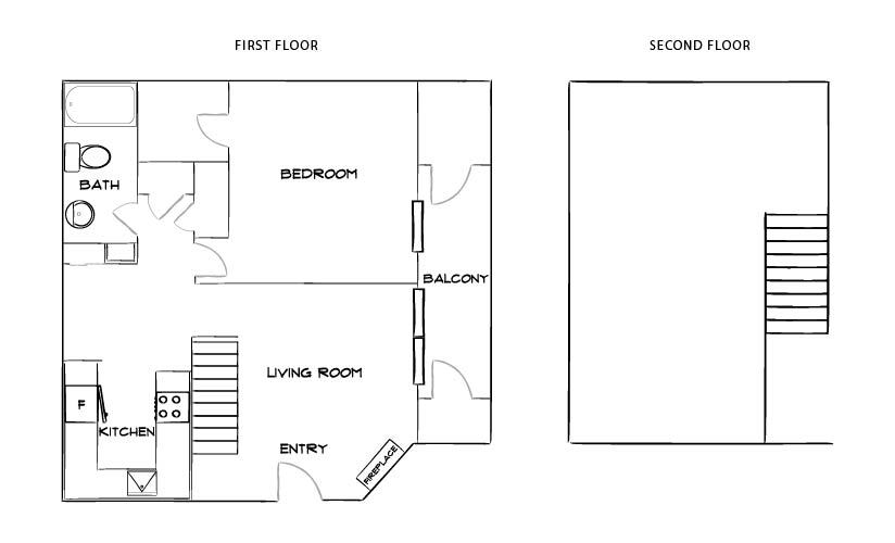 Floor Plan - Design 1B with Loft Premier