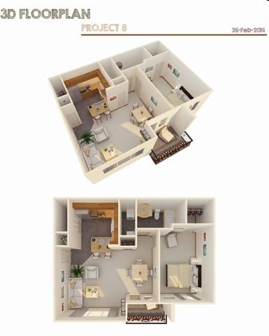 1BR/1BA - 1 Bed 1 Bath