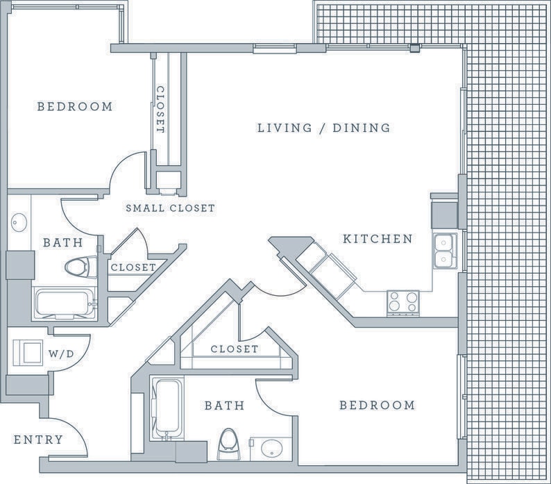 Floor Plan - 2TD - Renovated