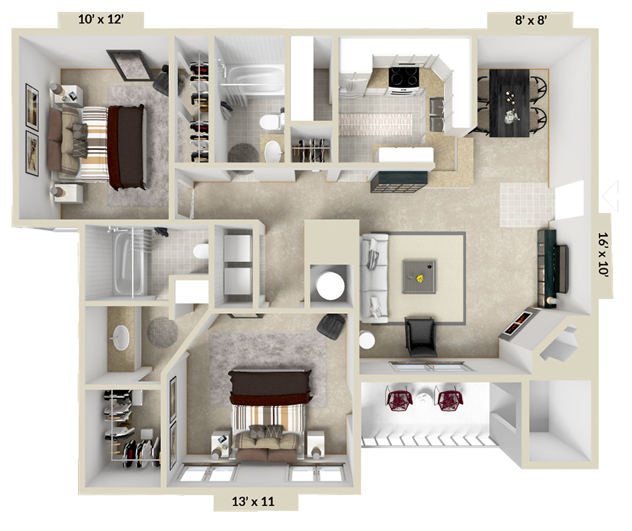 Floor Plan - Bradford Pear
