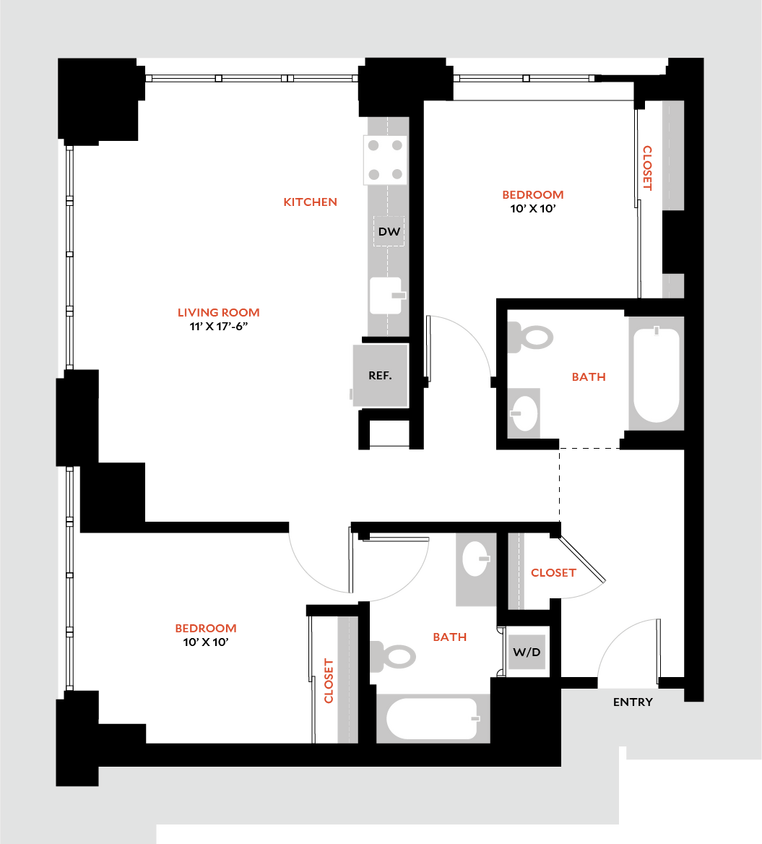 Floor Plan - Plan 2J