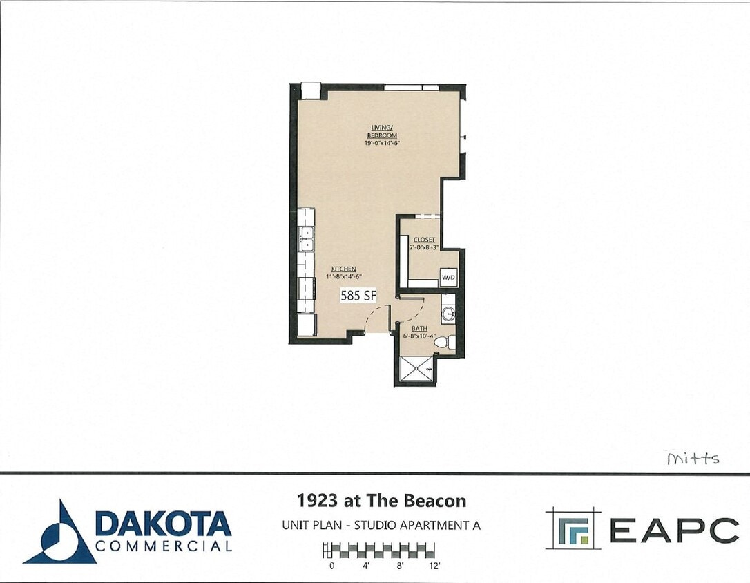 Floor Plan - Mitts Studio