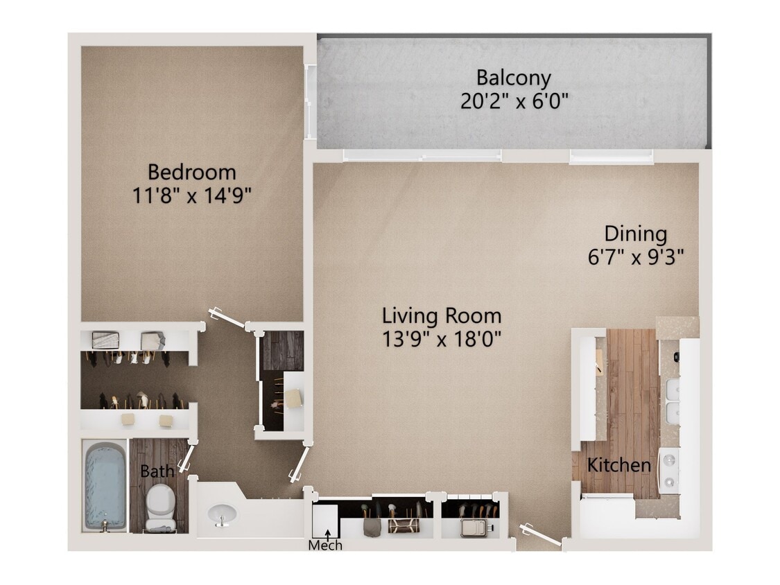 Floor Plan - Balboa 1