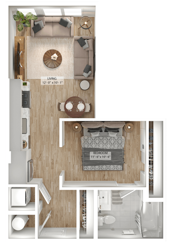 Floor Plan - Studio Den-S3