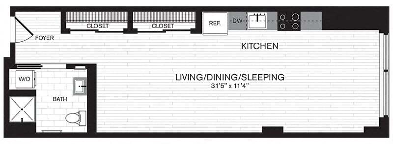 Floor Plan - Studio - L4