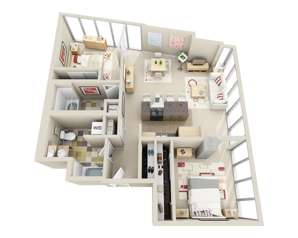 Floor Plan - Highrise B2J