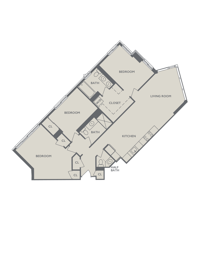 Floor Plan - Three Bedroom A
