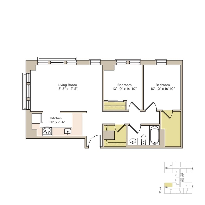 Floor Plan - delp-2bT13