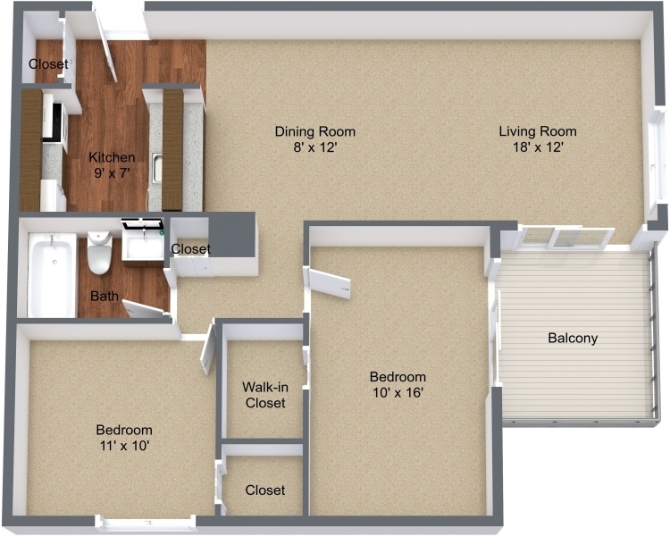 Floor Plan - Pine Hill - Large