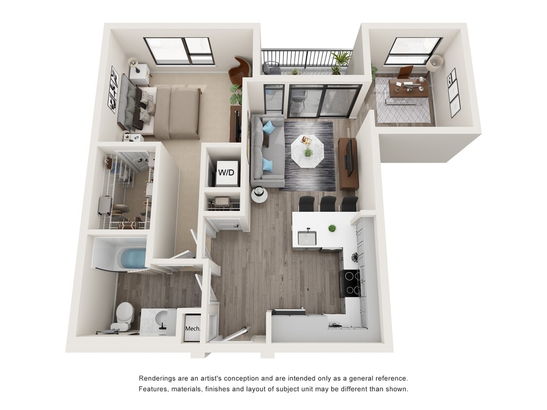 Sagittarius - 1 Bed, 1 Bath, 786 sq. ft. - Sagittarius