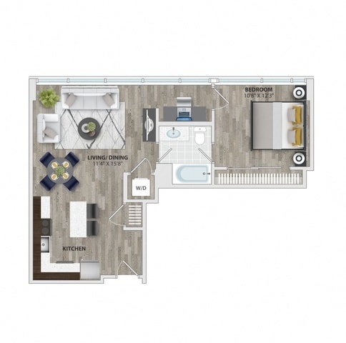 Floor Plan - 1B3