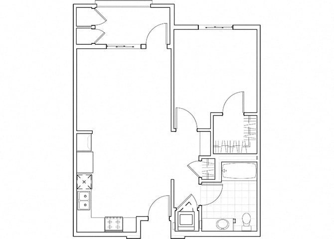Floor Plan - A2 1x1