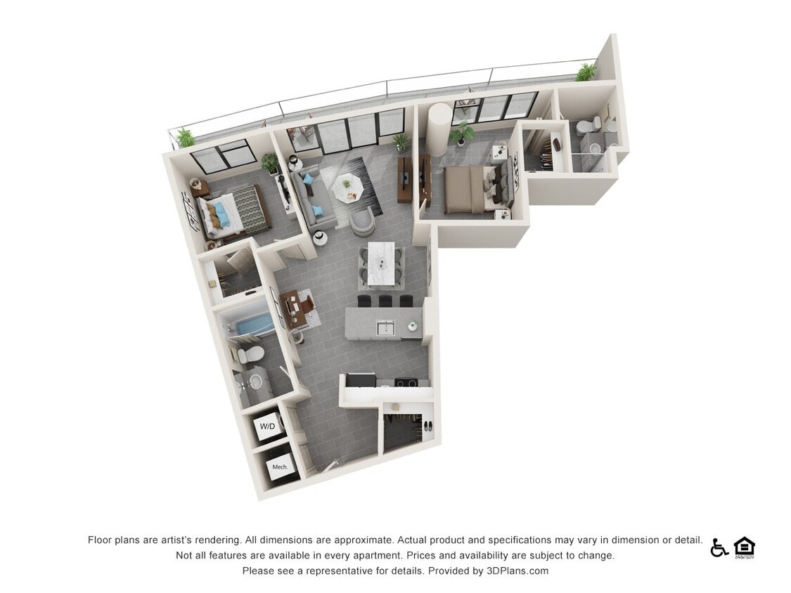 Floor Plan - Two Bedroom A