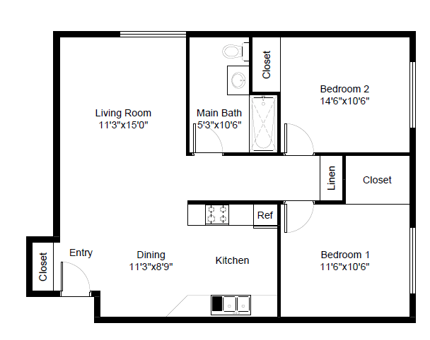 Floor Plan - Taft