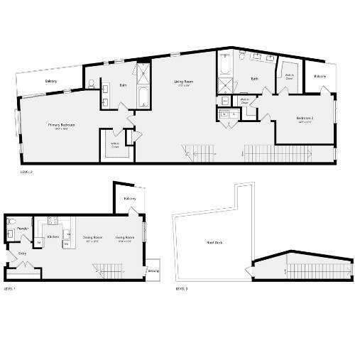 Floor Plan - Y Loft B