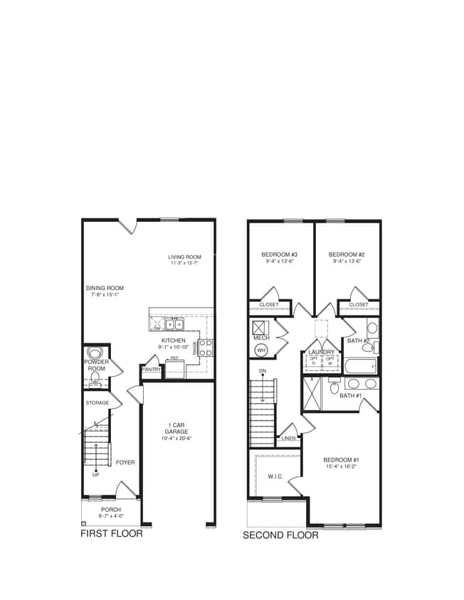 Luray_Delmar TH - Dalton (2 Bed/ 2.5 BA + Office)