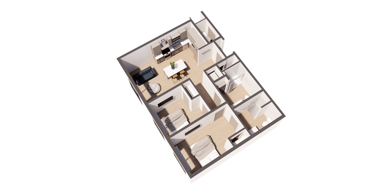 Floor Plan - Dali Rouge