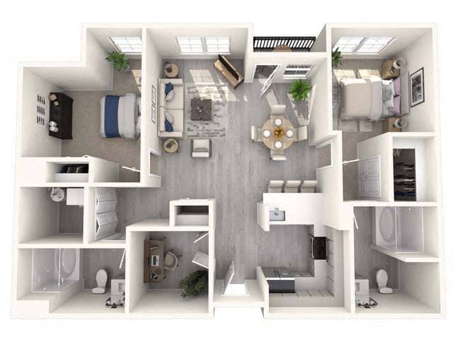 Floor Plan - The Barcelona - Premium