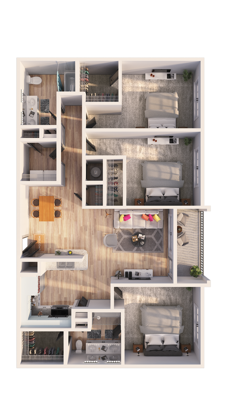 Botanic at Ingleside - C2A Floorplan - C2A