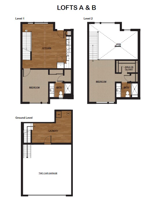 Floor Plan - 2x2 Townhouse A