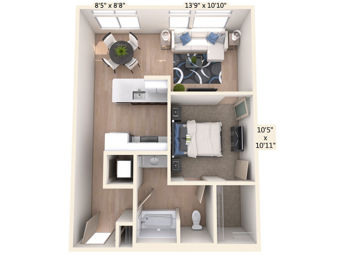 Floor Plan - A2-Two-Hard
