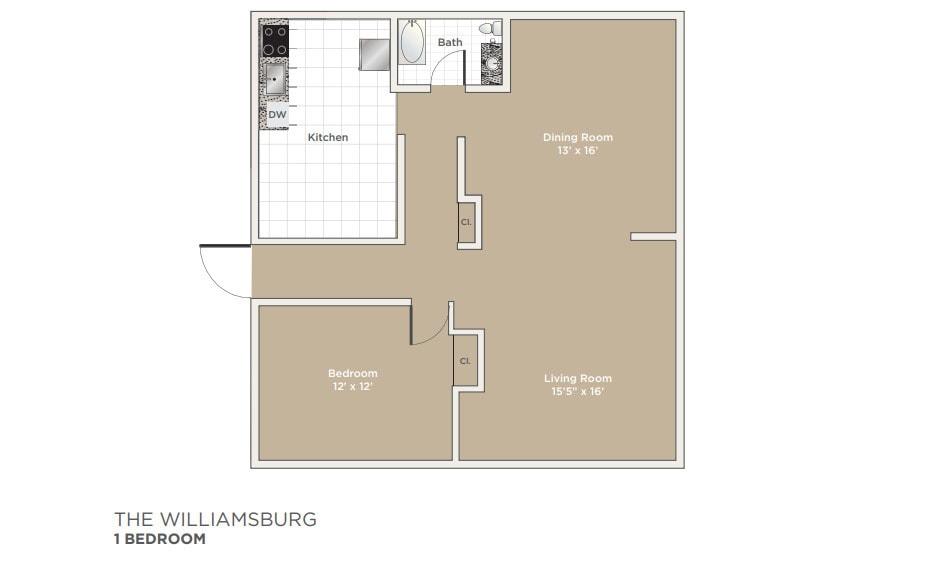 Floor Plan - The Williamsburg 