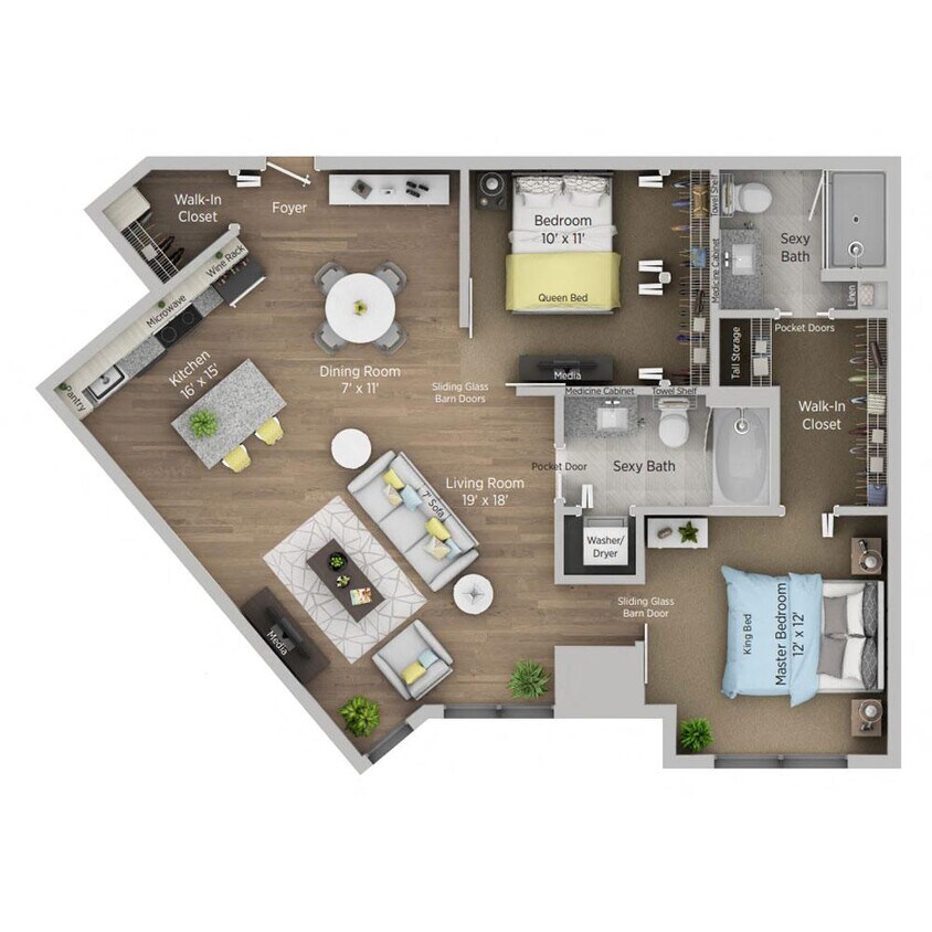 Floor Plan - C7U - Penthouse 