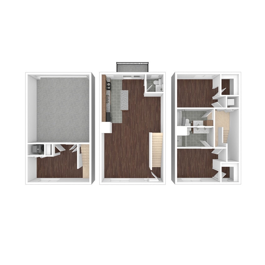 Floor Plan - The Magnolia Townhome