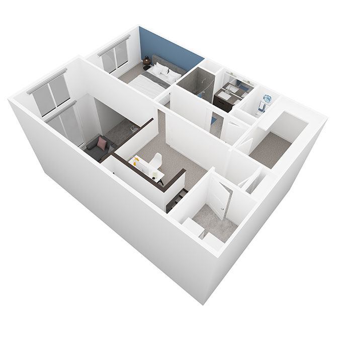 Floor Plan - C1 2 Story