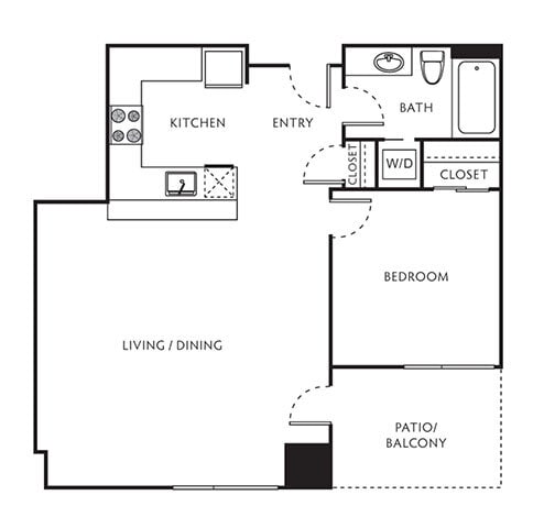 Floor Plan - 1B