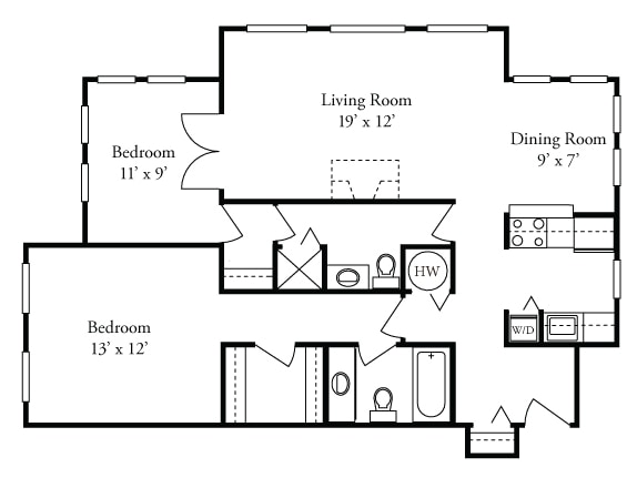 2E 01 - 2 Bedroom 2E 01