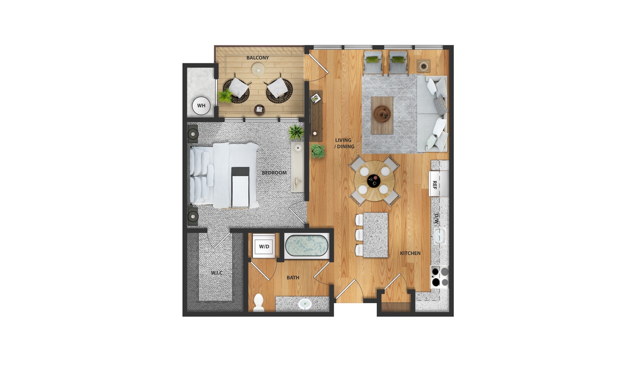 1 Bed 785sq.jpg - 1 Bedroom, 1 Bathroom