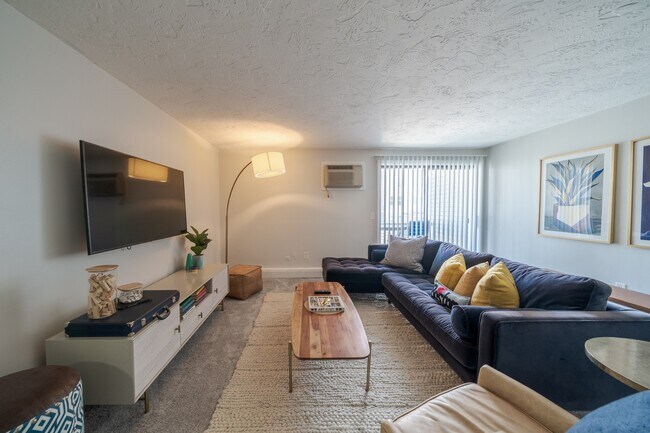 Modern, Spacious Living Room at Rosemont Square Apartments in Randolph, MA 02368 - Rosemont Square