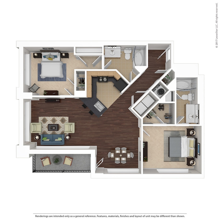 Floor Plan - Unit E1C