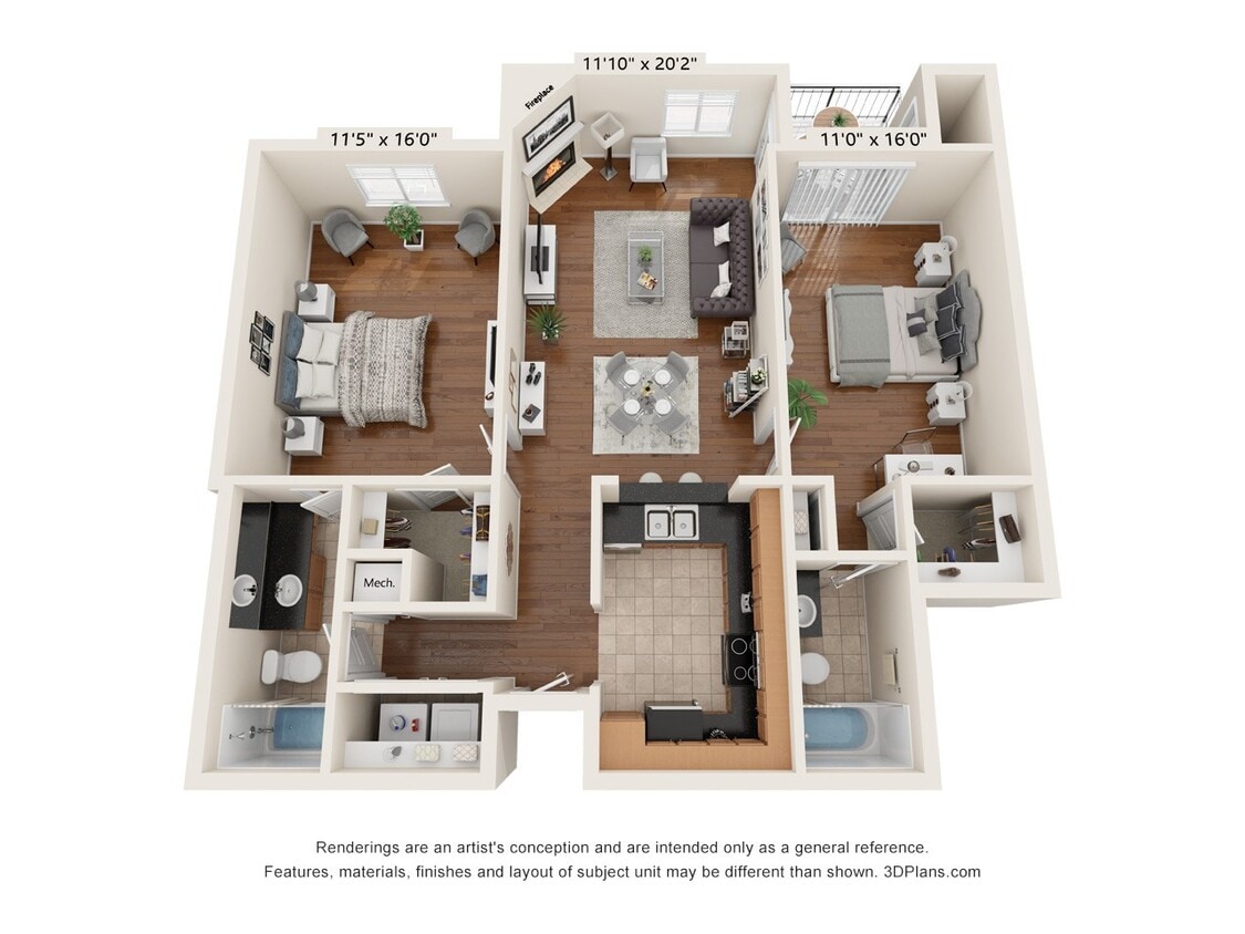 Floor Plan - Village - B2 Corporate Unit 