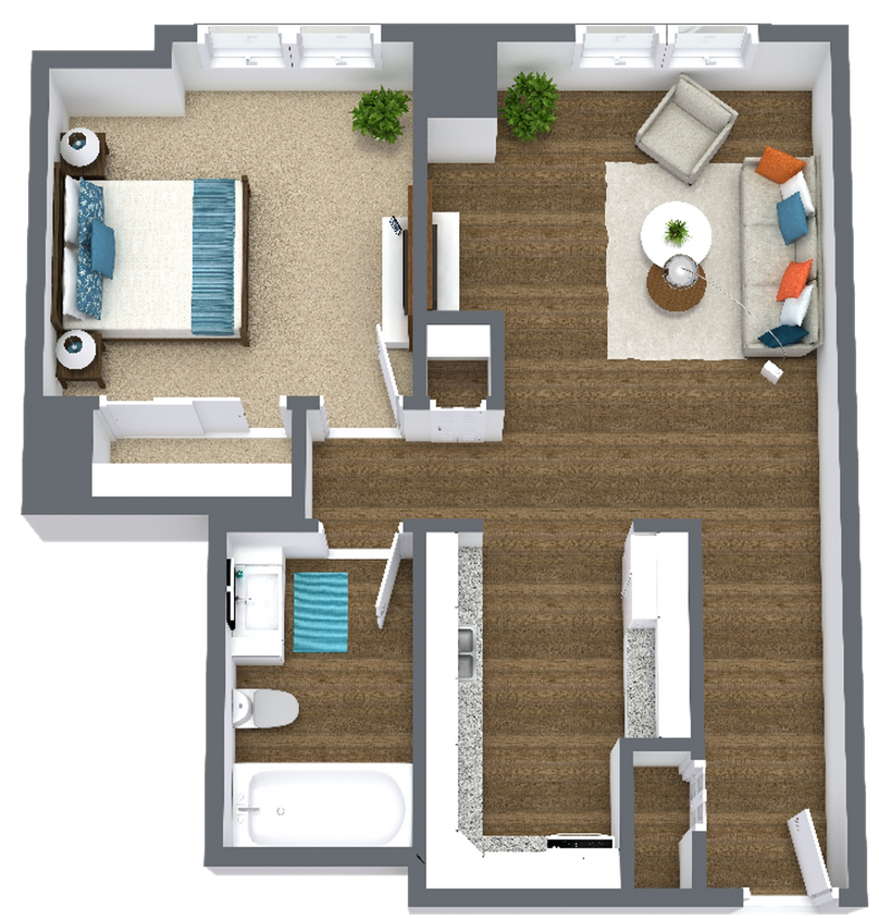 Floor Plan - PRK A1 Condo