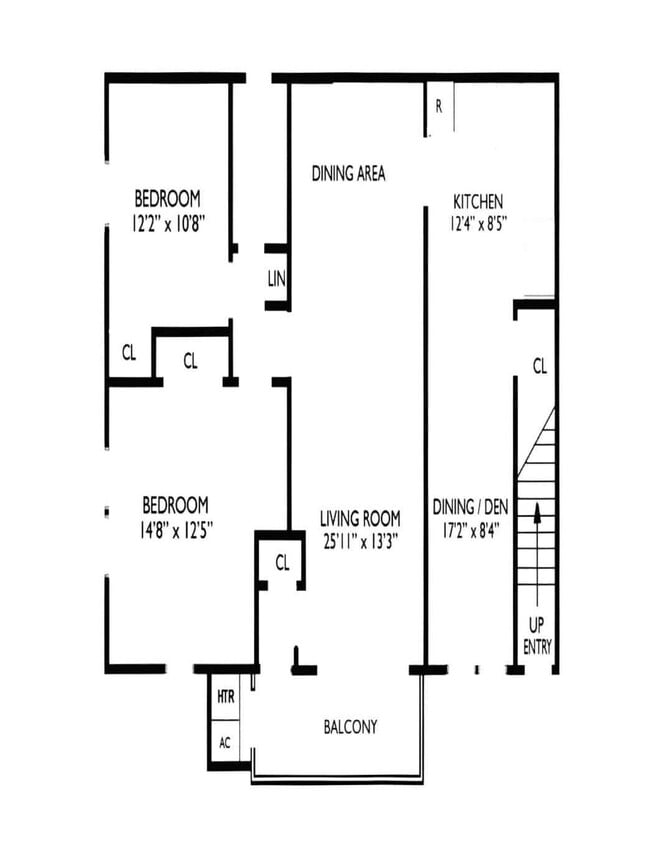 2 Bed 1 Bath - 2 Bed 1 Bath